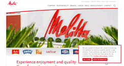 Desktop Screenshot of melitta-group.com